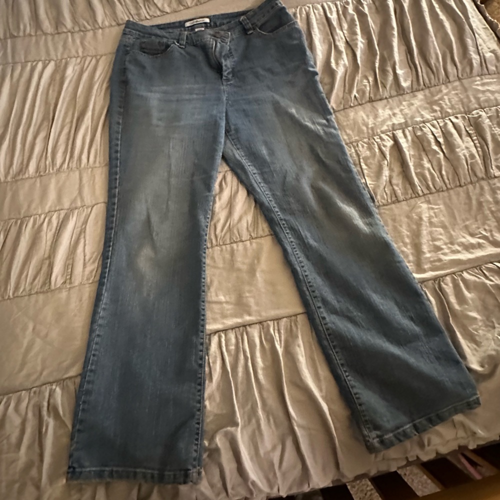 3 for $25 *sale* Croft‎ & Barrow women's Classic Blue Straight Jeans